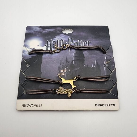 NWT Bioworld Harry Potter 3 Bracelet Set - Picture 1 of 2